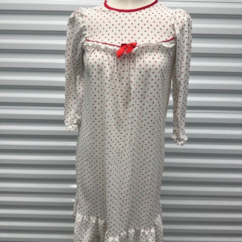laura dare 7 rosebud nightgown pajama sleepwear girls g6